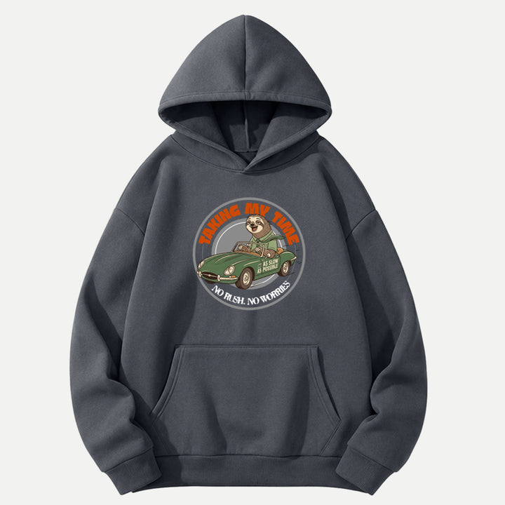 Taking My Time Sloth Driving Car T-Shirt