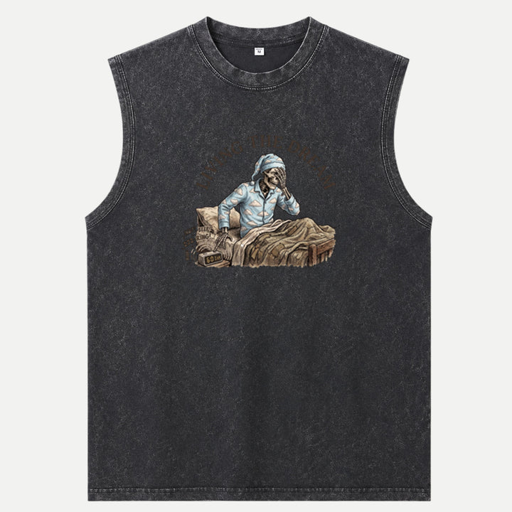 Living The Dream Skeleton T-Shirt