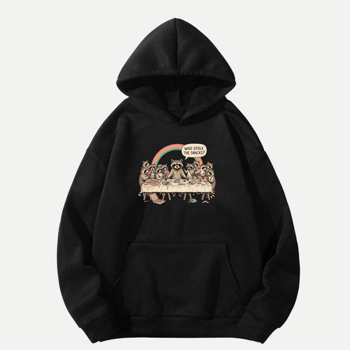 Who Stole The Snacks Raccoon Last Supper Tee