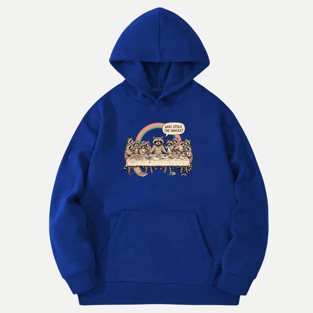 Who Stole The Snacks Raccoon Last Supper Tee