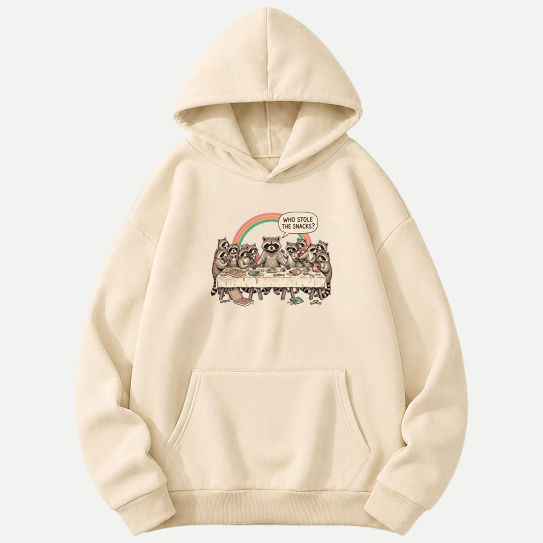 Who Stole The Snacks Raccoon Last Supper Tee