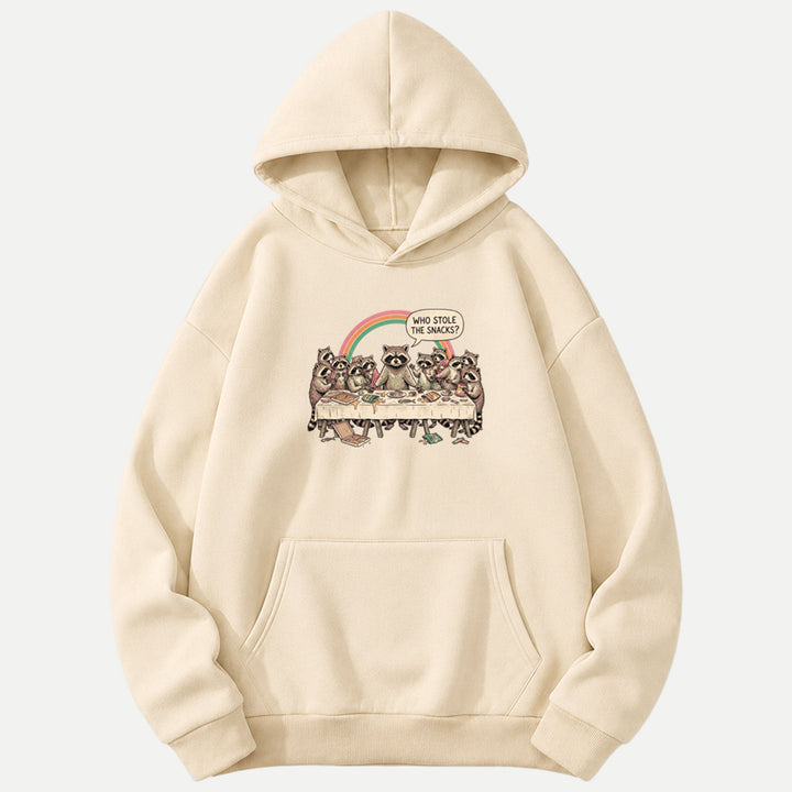 Who Stole The Snacks Raccoon Last Supper Tee