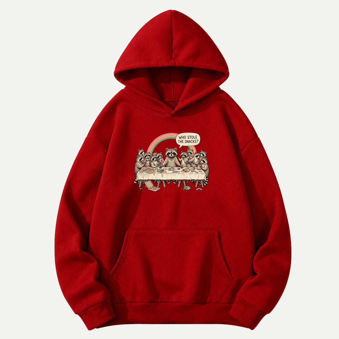 Who Stole The Snacks Raccoon Last Supper Tee