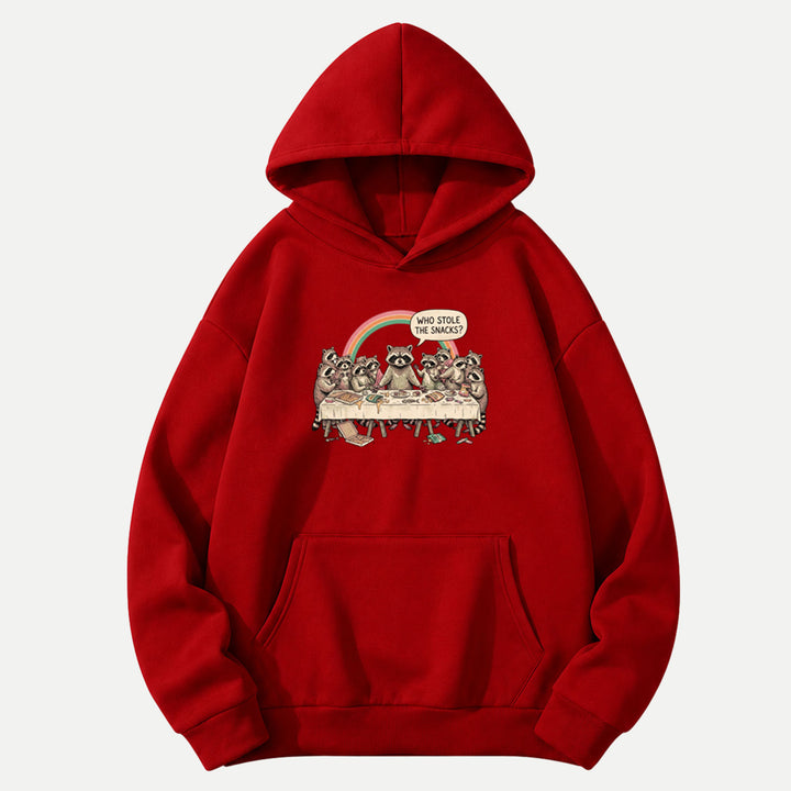 Who Stole The Snacks Raccoon Last Supper Tee
