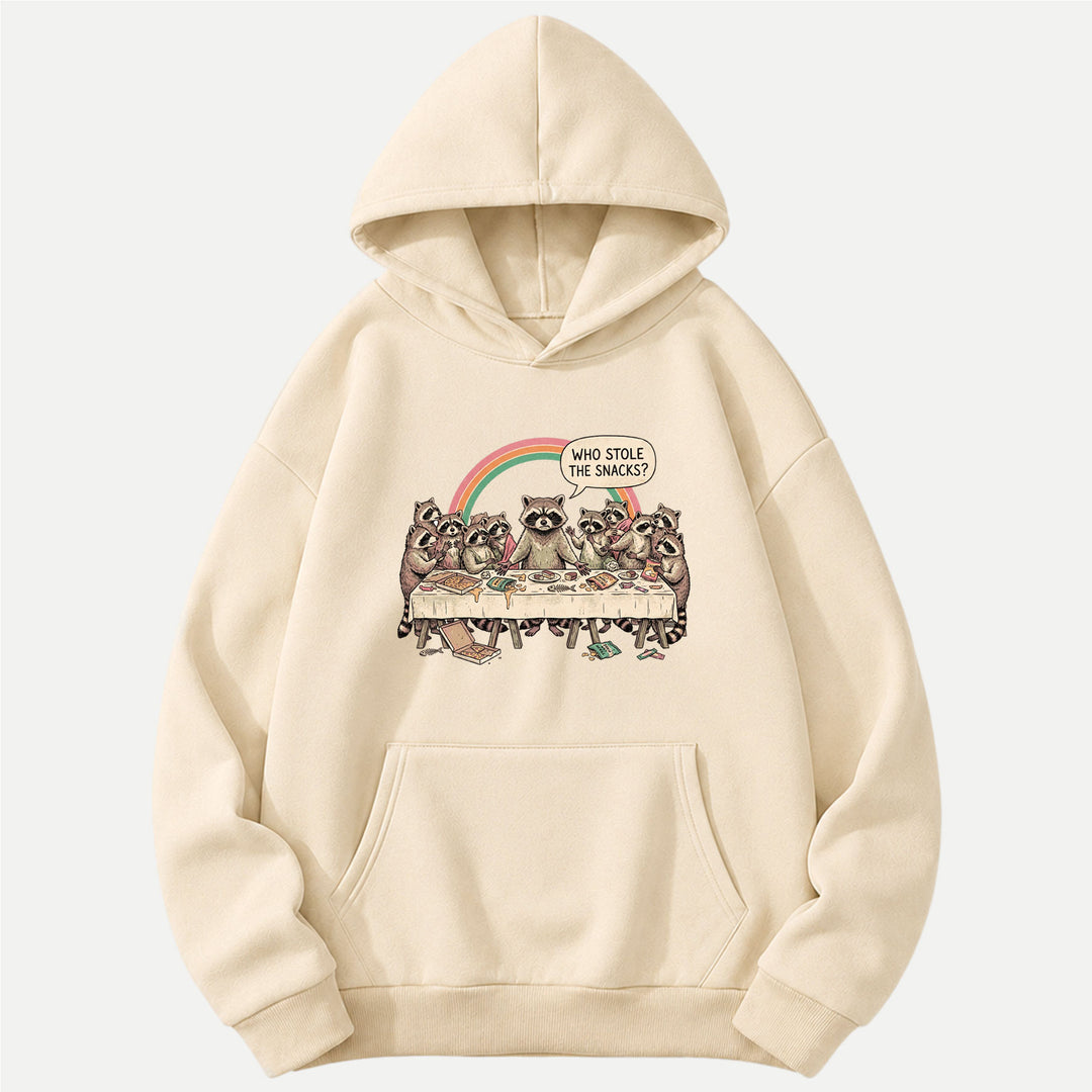 Who Stole The Snacks Raccoon Last Supper Tee