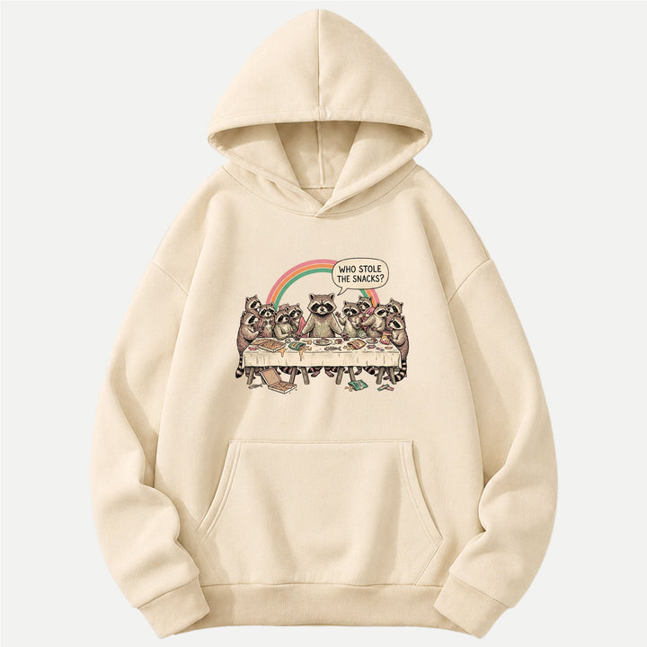 Who Stole The Snacks Raccoon Last Supper Tee