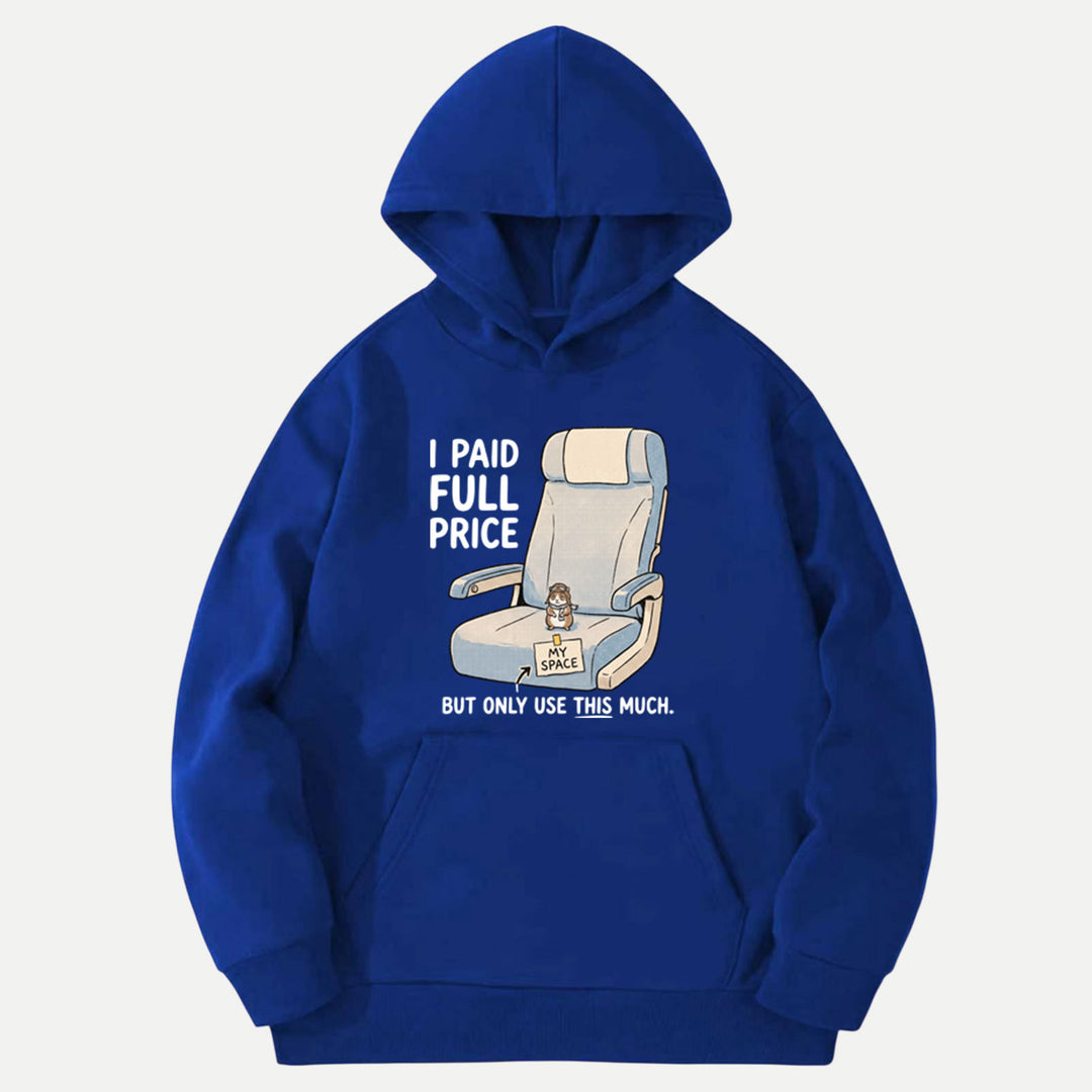 I Paid Full Price Hamster Airplane Seat T-Shirt