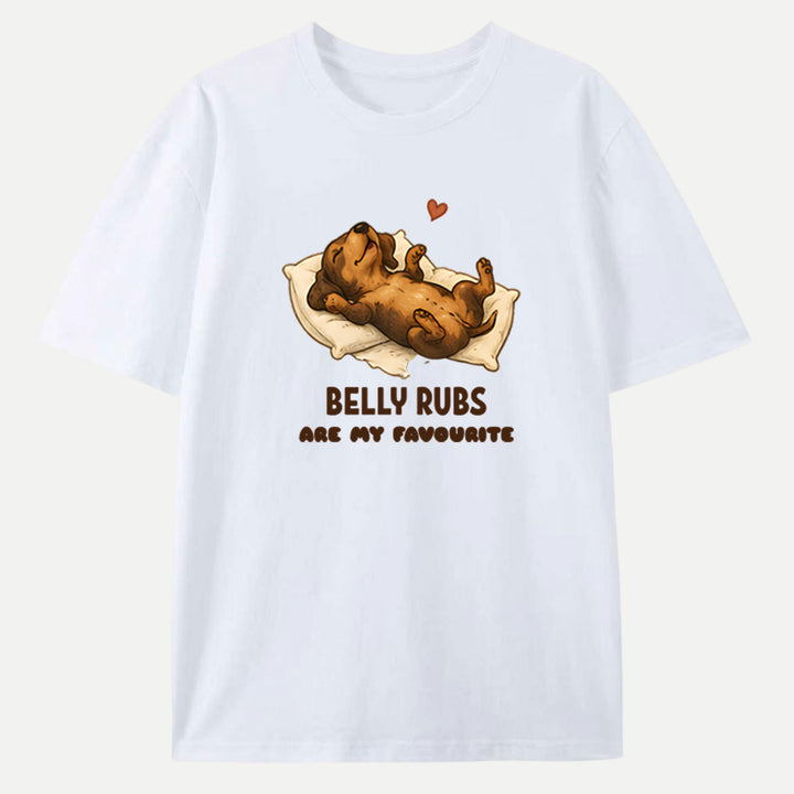 Belly Rubs Are My Favourite Dachshund T-Shirt