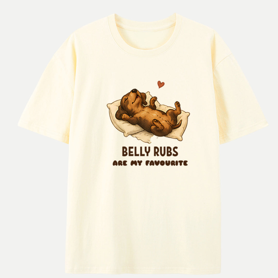 Belly Rubs Are My Favourite Dachshund T-Shirt