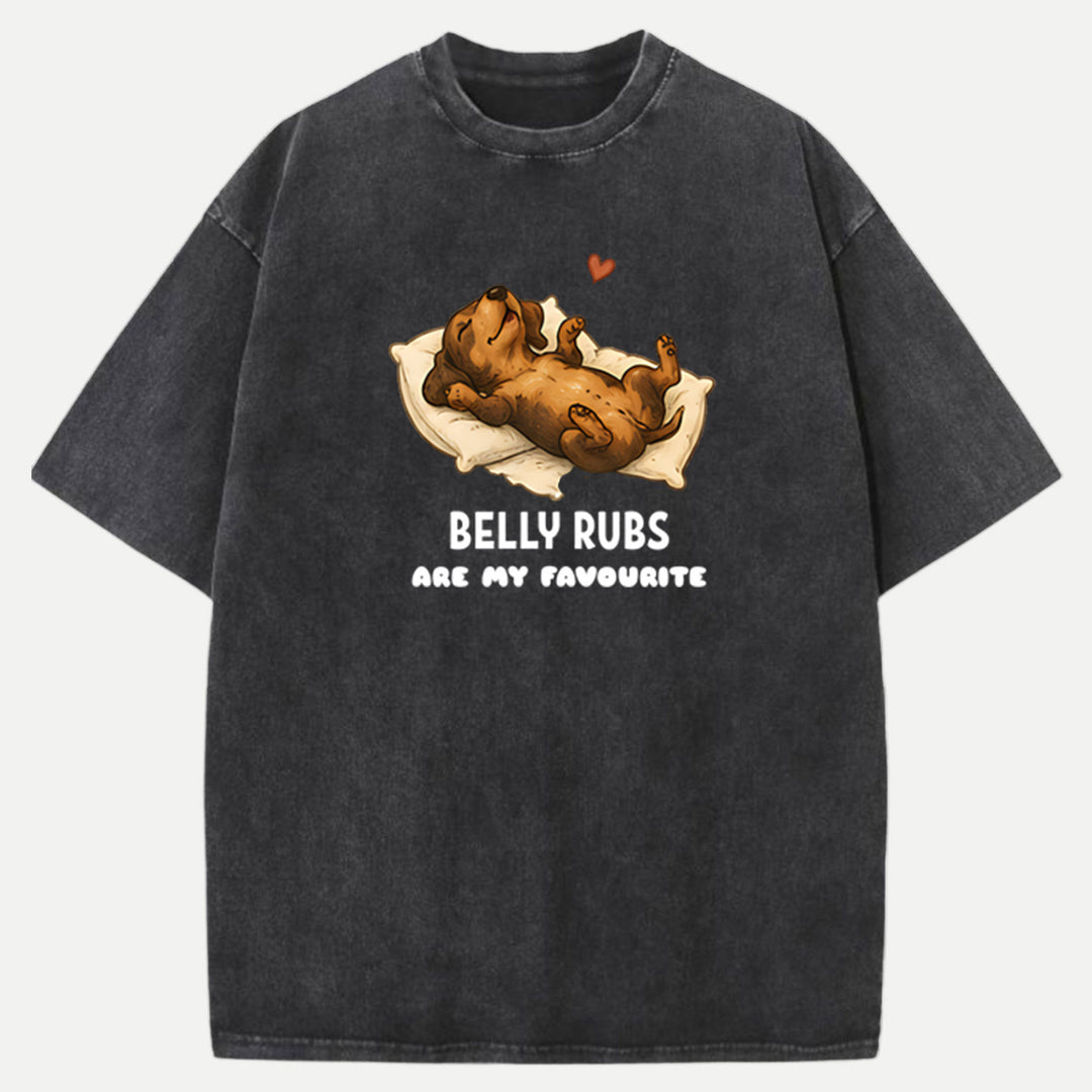 Belly Rubs Are My Favourite Dachshund T-Shirt