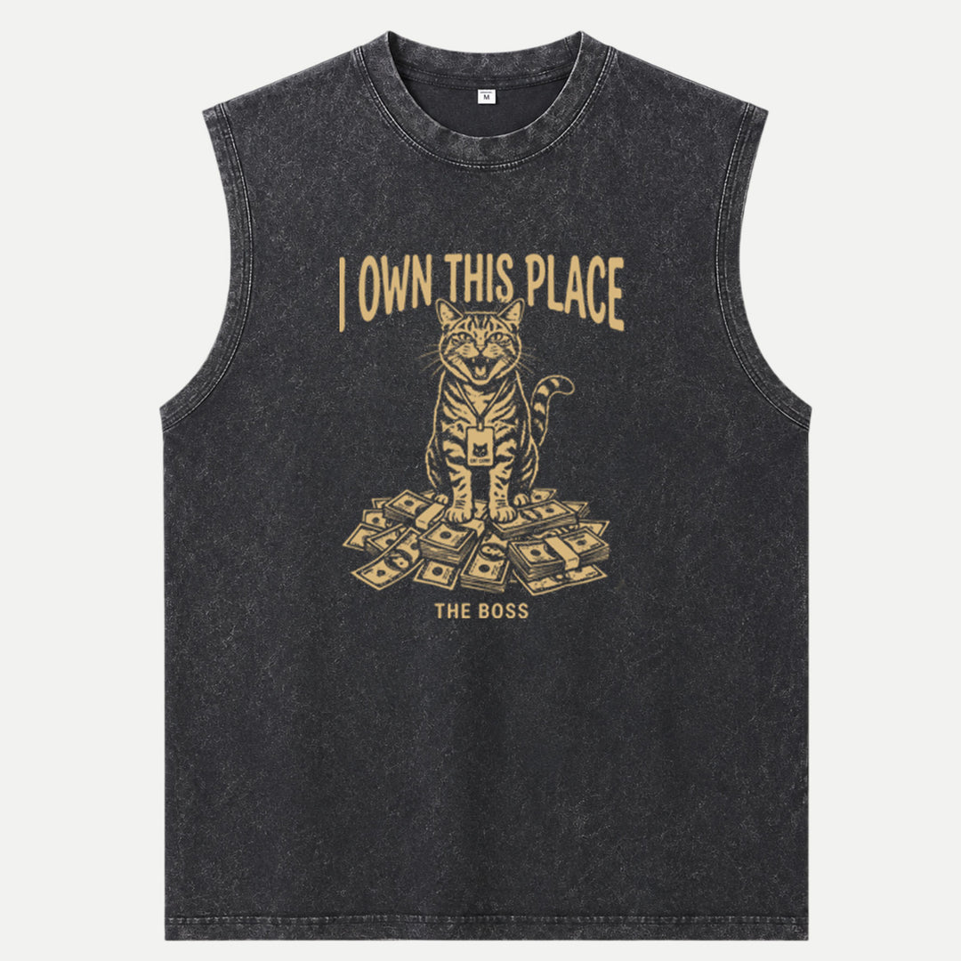 I Own This Place Boss Cat T-Shirt