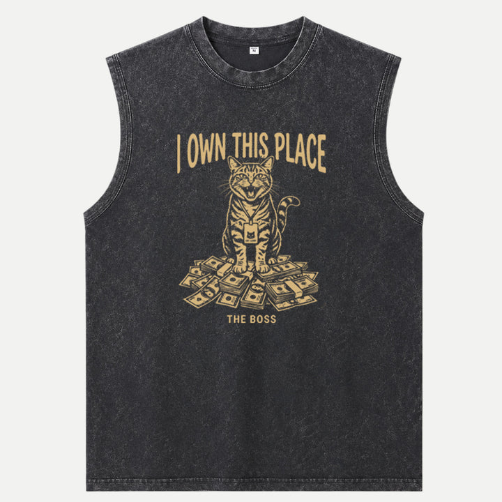 I Own This Place Boss Cat T-Shirt