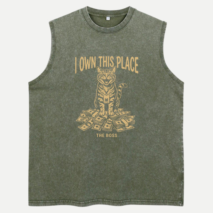 I Own This Place Boss Cat T-Shirt
