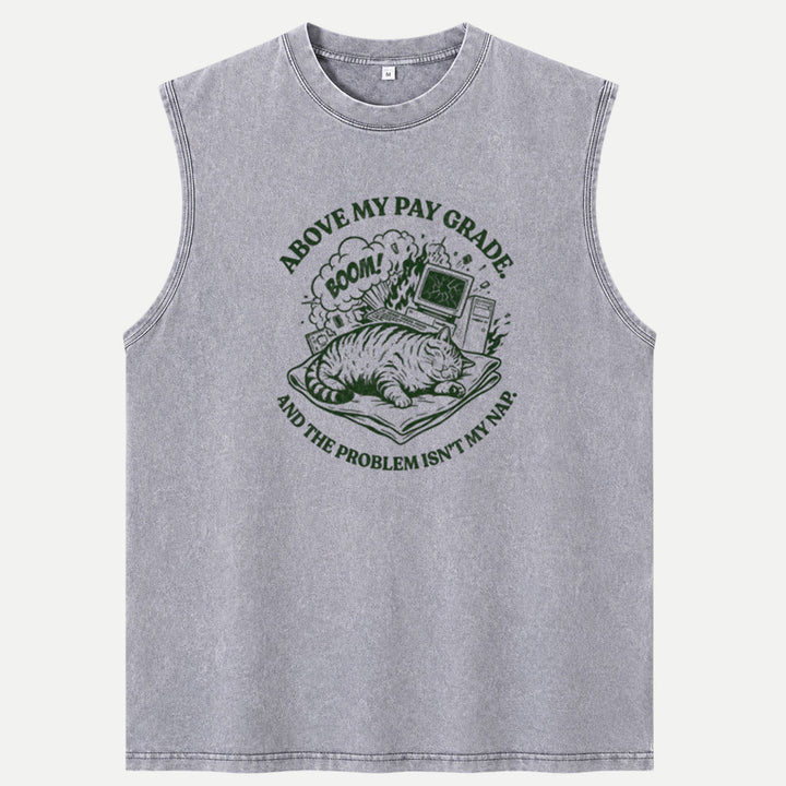 Above My Pay Grade Cat T-Shirt