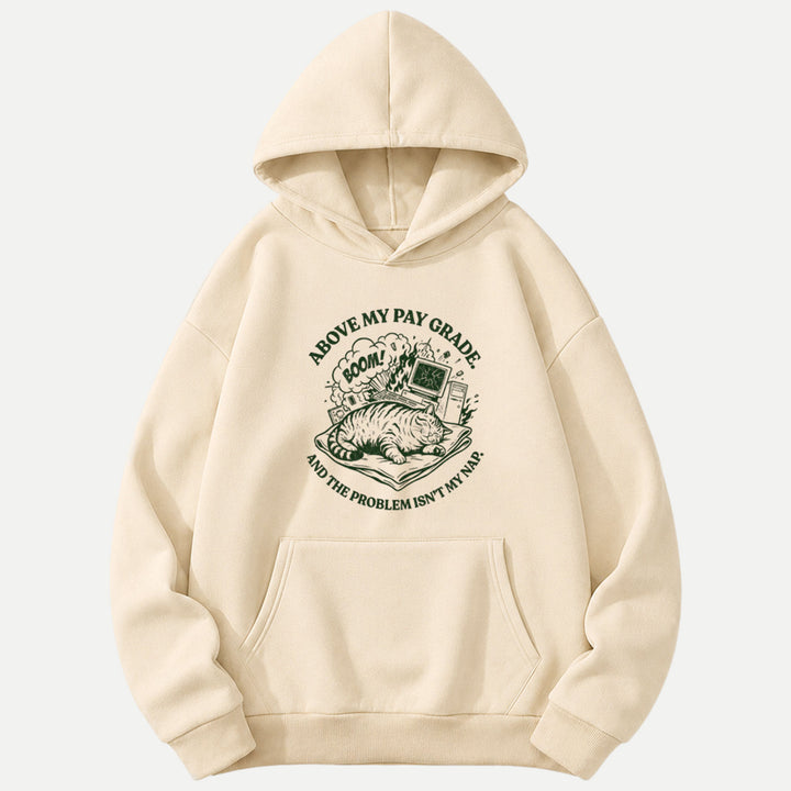 Above My Pay Grade Cat T-Shirt