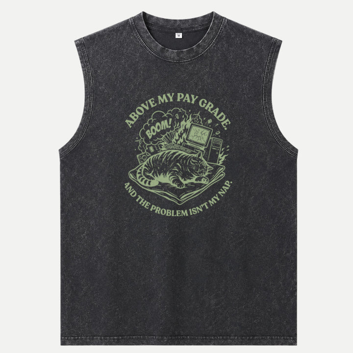 Above My Pay Grade Cat T-Shirt