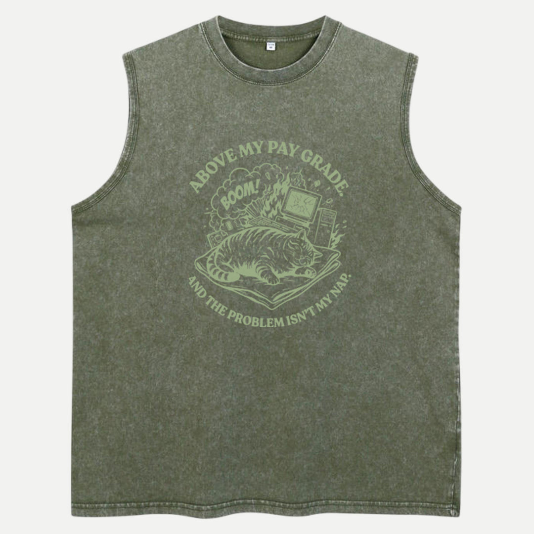 Above My Pay Grade Cat T-Shirt