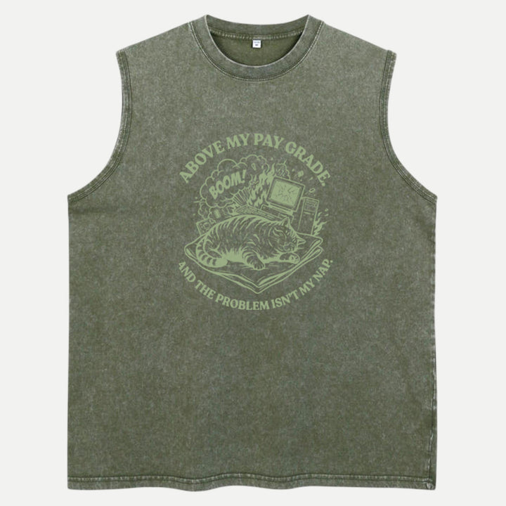 Above My Pay Grade Cat T-Shirt