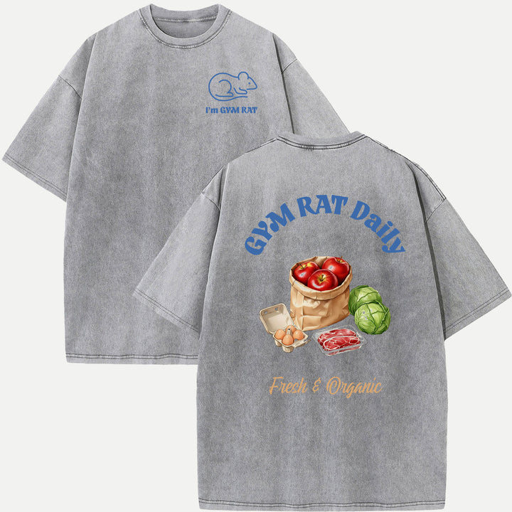 Gym Rat Fitness Food Daily T-Shirt