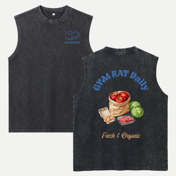 Gym Rat Fitness Food Daily T-Shirt