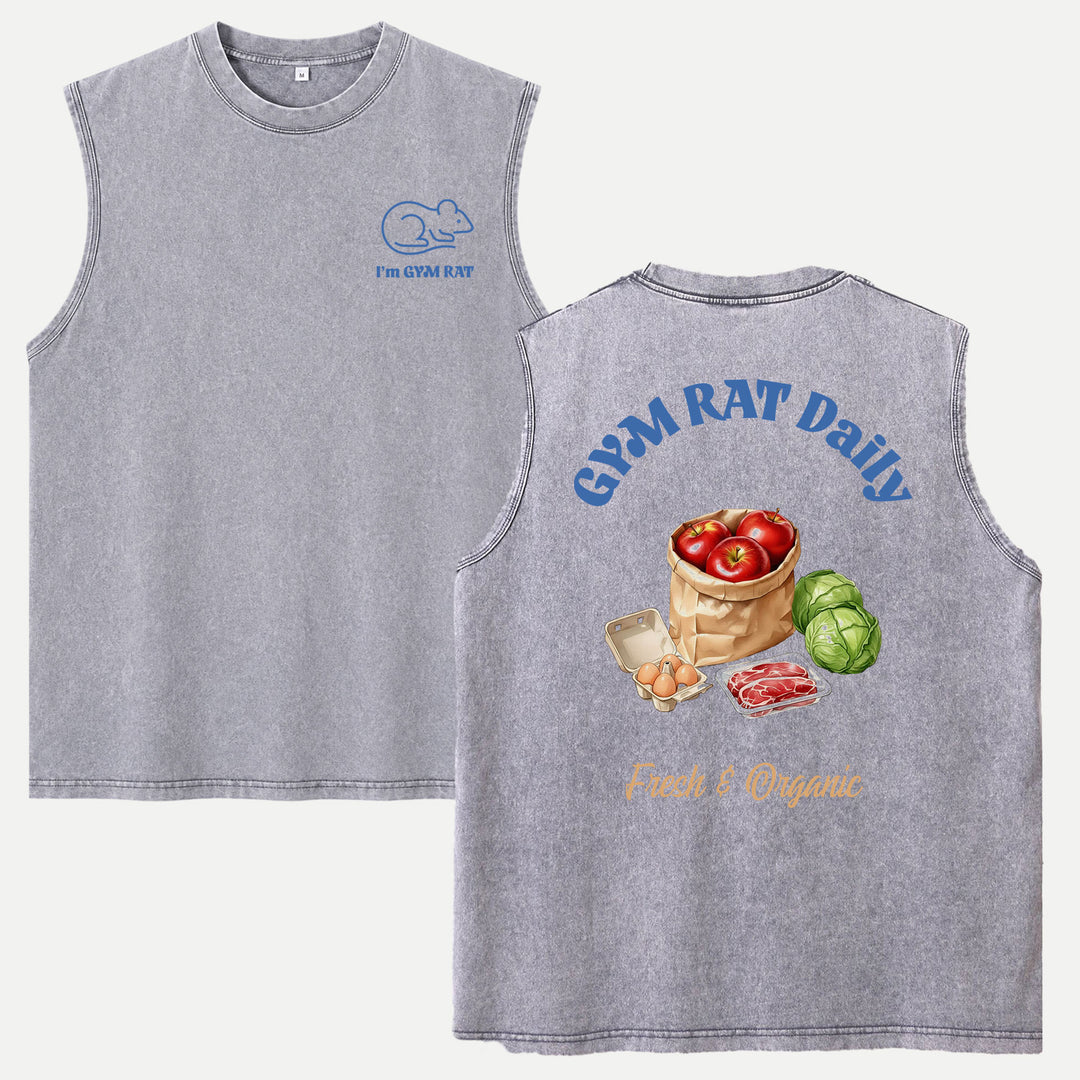 Gym Rat Fitness Food Daily T-Shirt