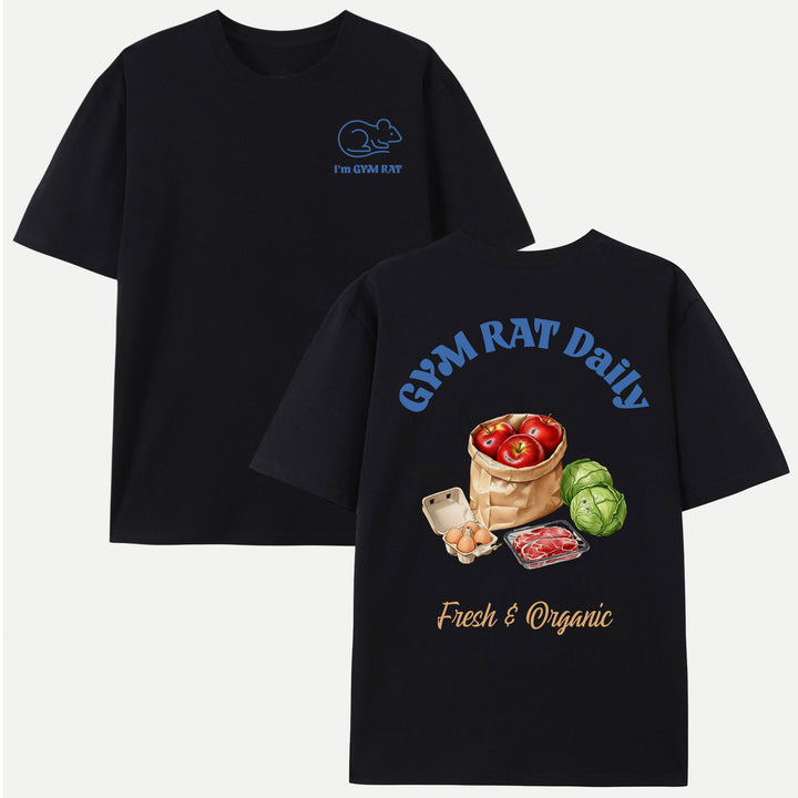 Gym Rat Fitness Food Daily T-Shirt