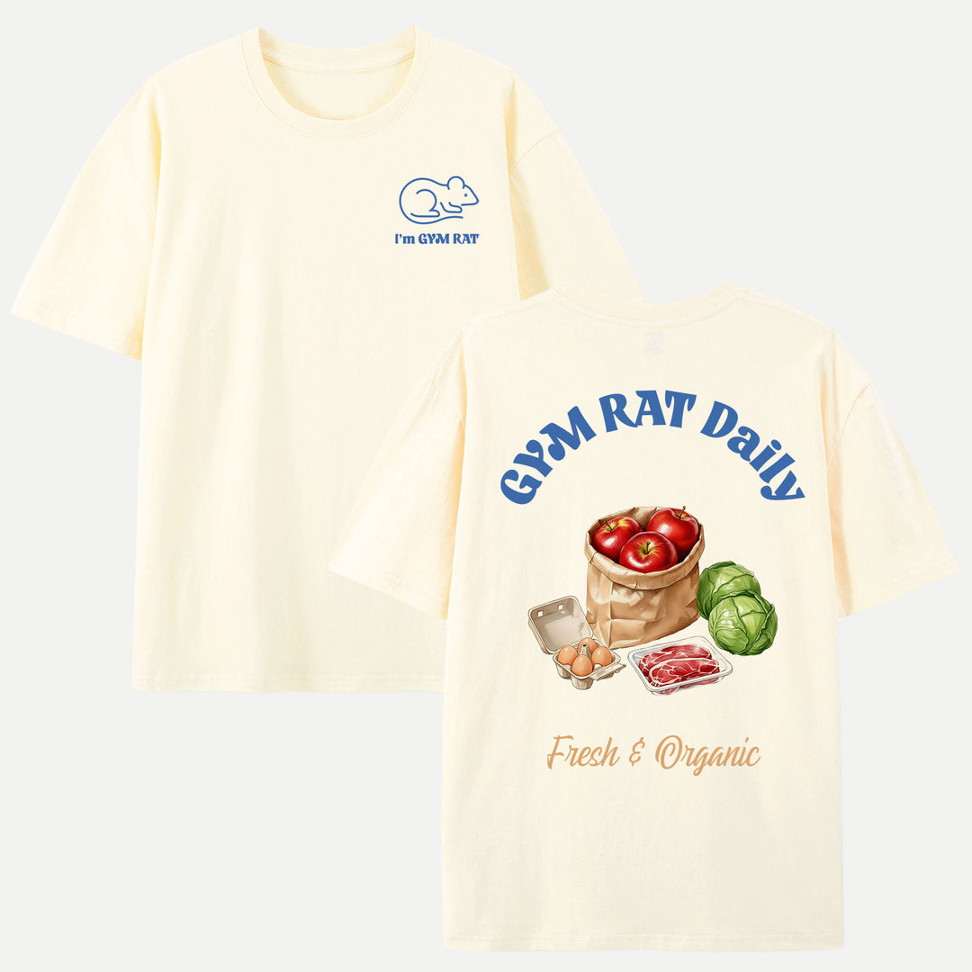 Gym Rat Fitness Food Daily T-Shirt