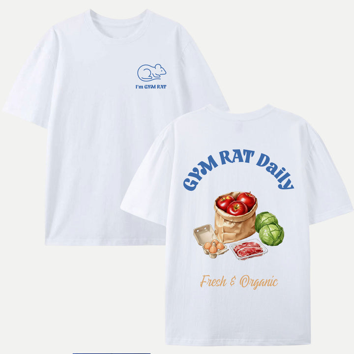 Gym Rat Fitness Food Daily T-Shirt