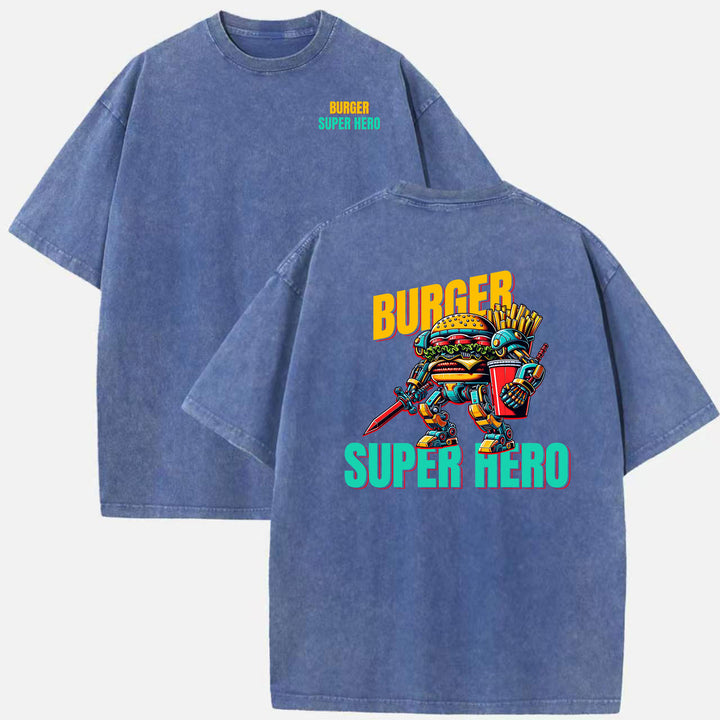 Burger Super Hero T-Shirt