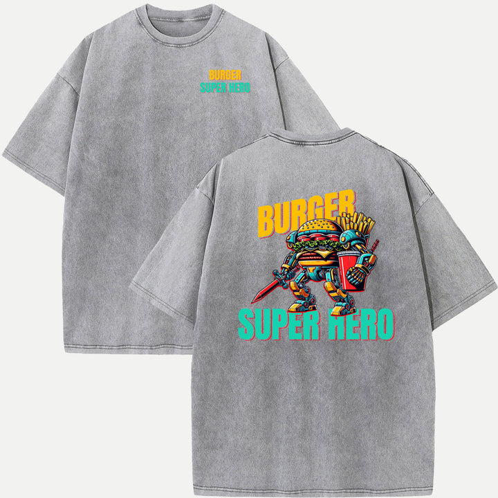 Burger Super Hero T-Shirt