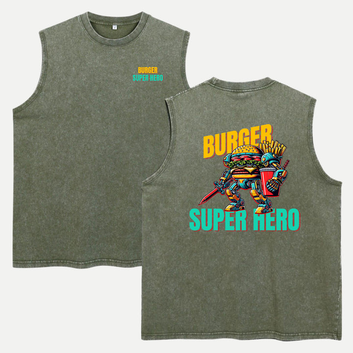 Burger Super Hero T-Shirt