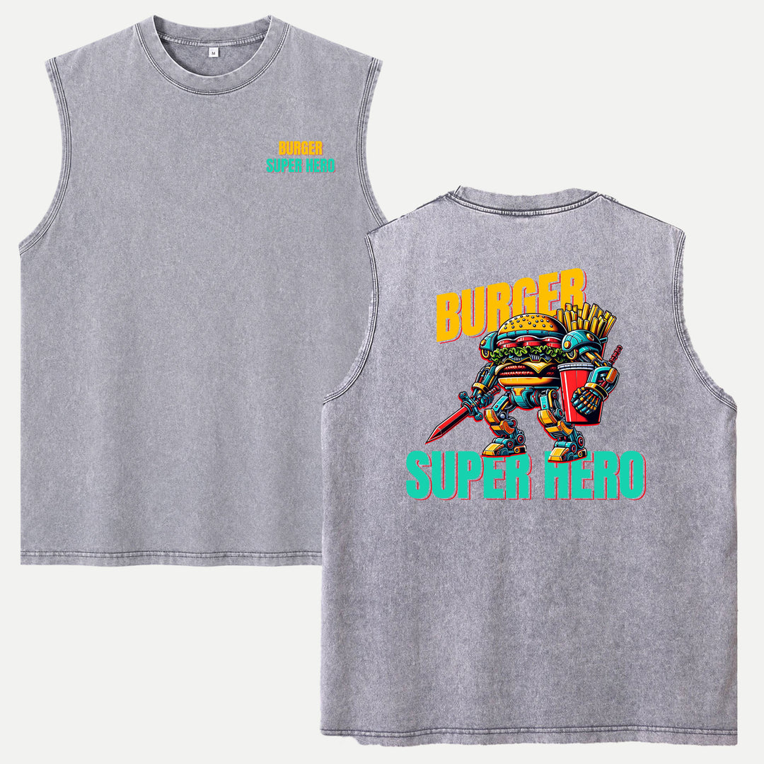 Burger Super Hero T-Shirt
