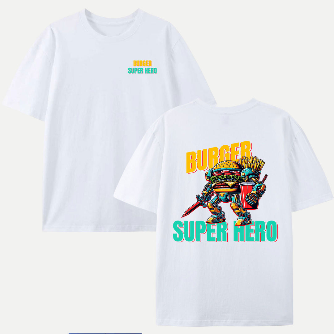 Burger Super Hero T-Shirt