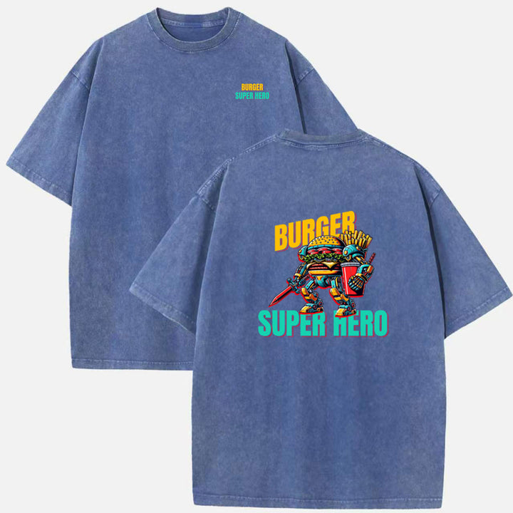 Burger Super Hero T-Shirt