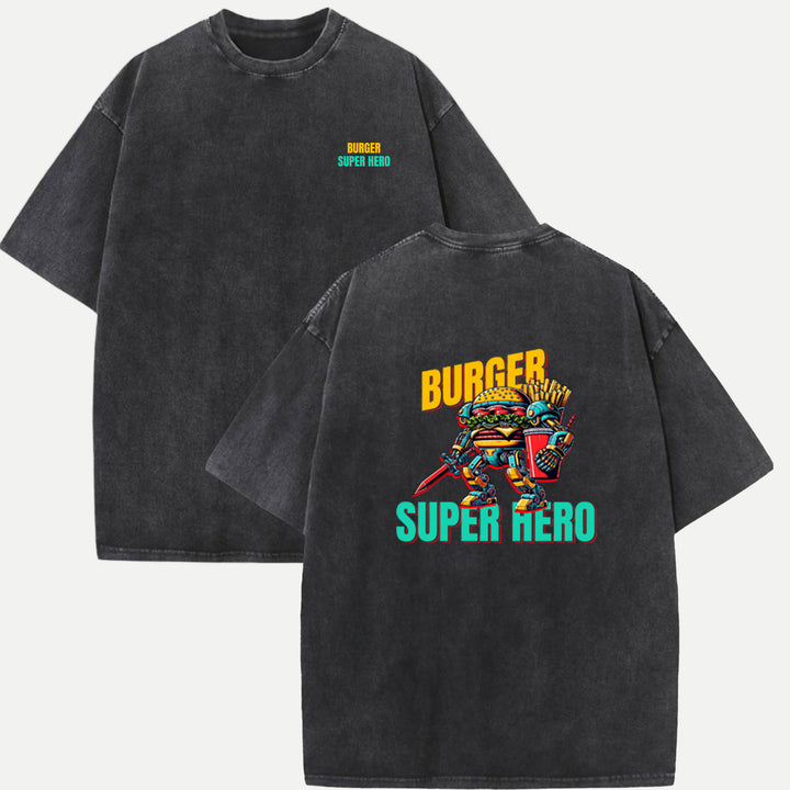 Burger Super Hero T-Shirt