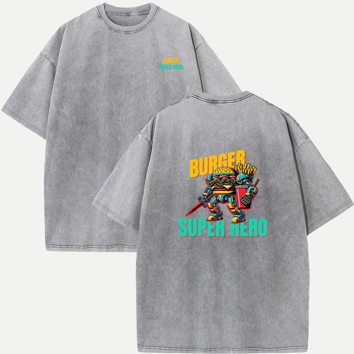 Burger Super Hero T-Shirt