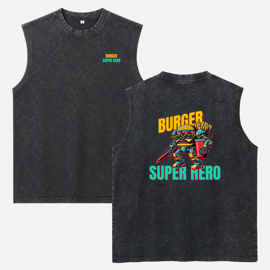 Burger Super Hero T-Shirt