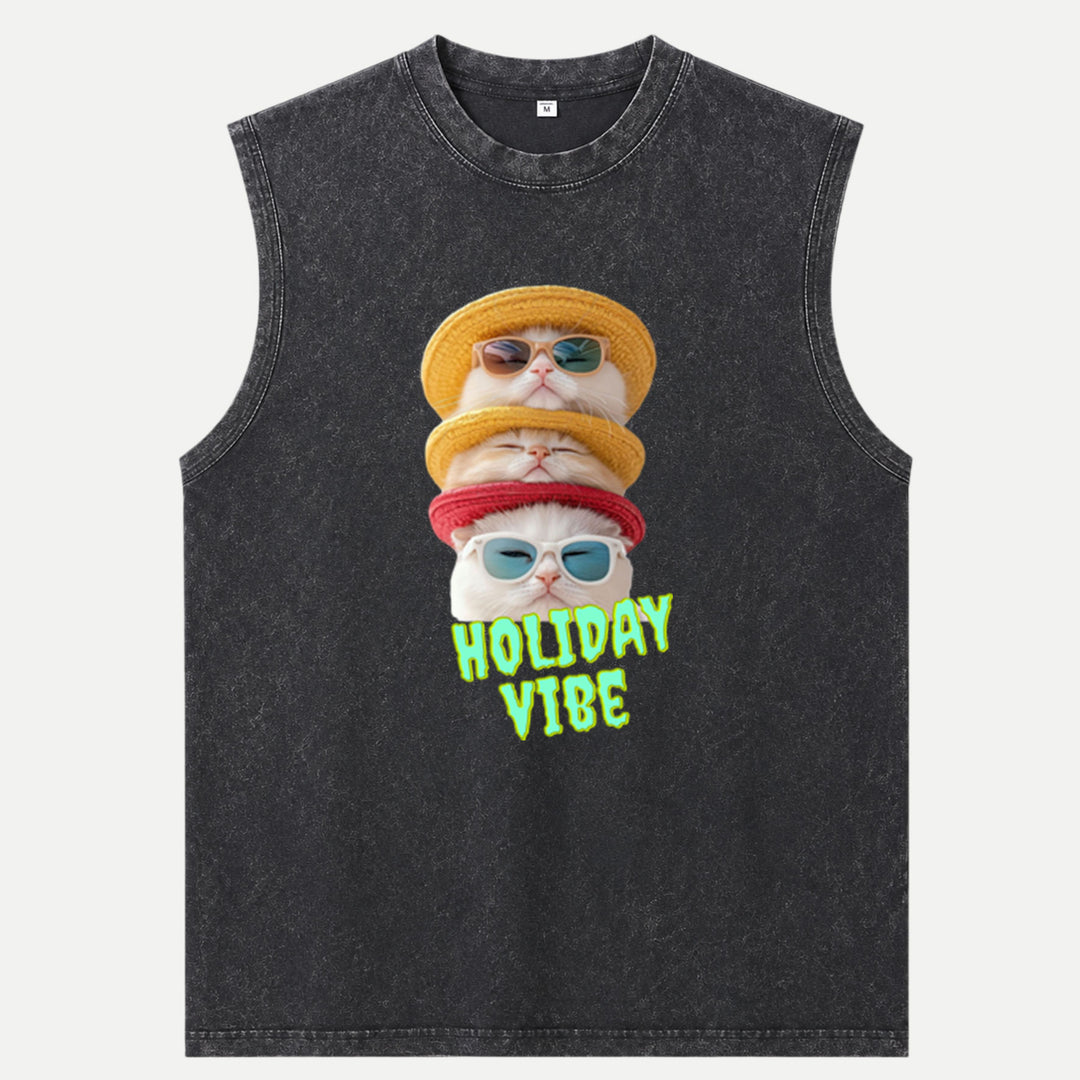 Holiday Vibe Cat T-Shirt