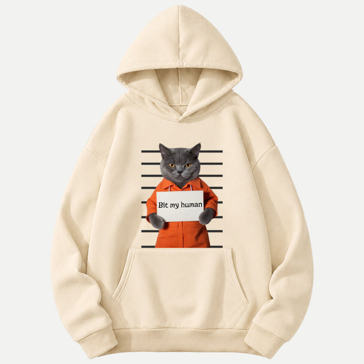 Bit My Human Cat T-Shirt