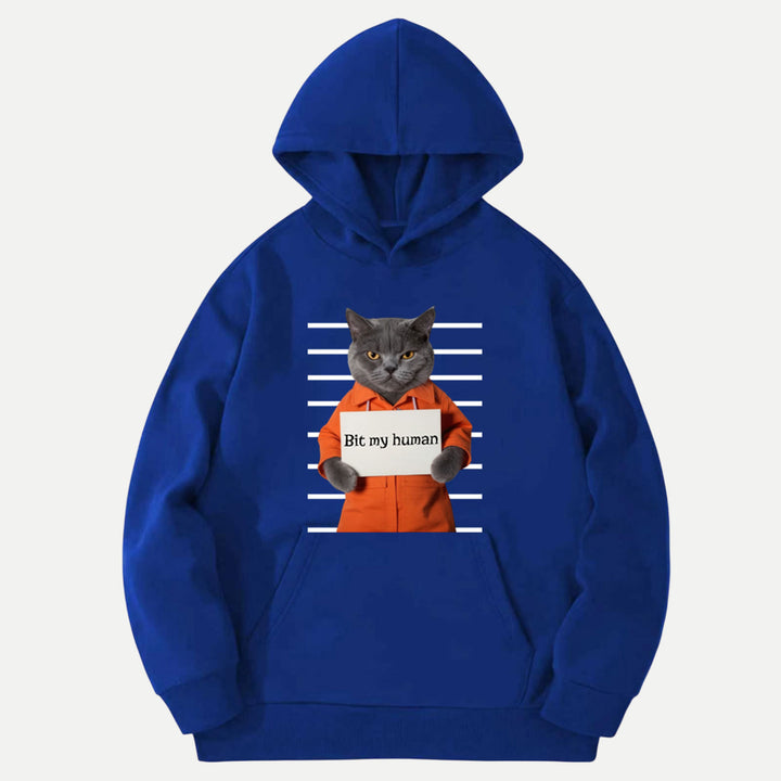 Bit My Human Cat T-Shirt