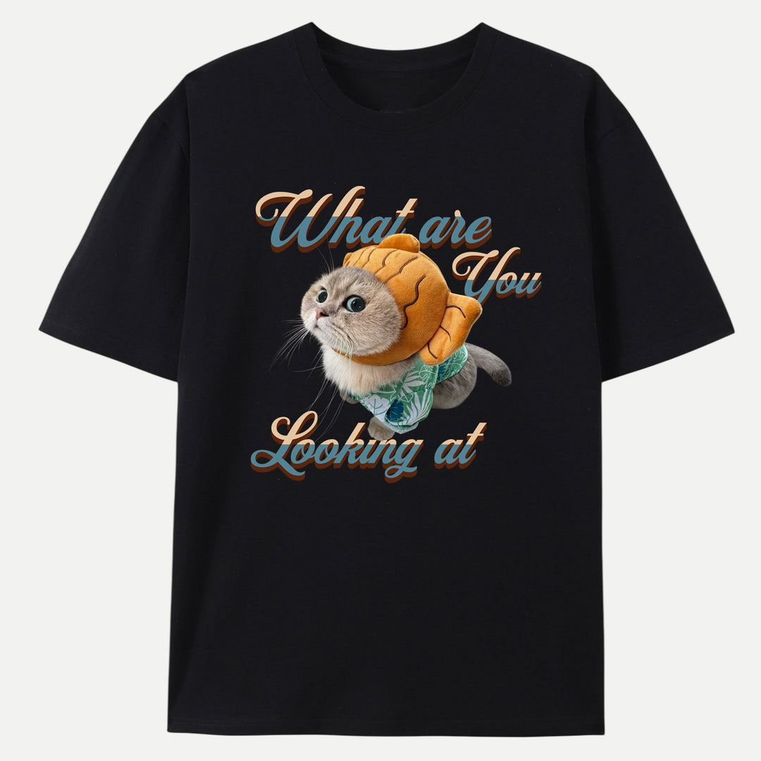 What Are You Looking At Cat T-Shirt