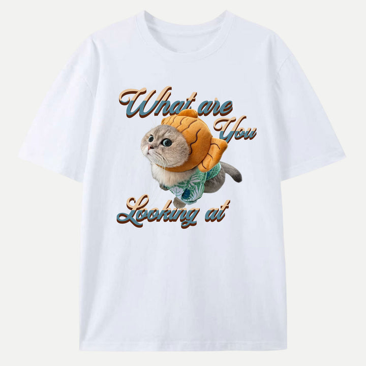 What Are You Looking At Cat T-Shirt