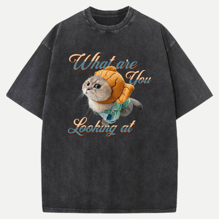 What Are You Looking At Cat T-Shirt