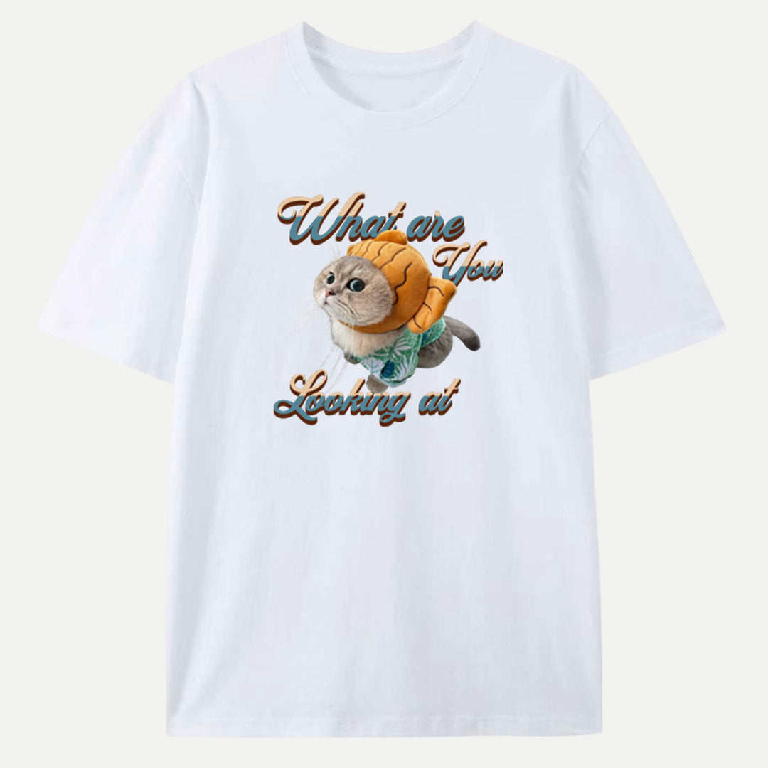 What Are You Looking At Cat T-Shirt