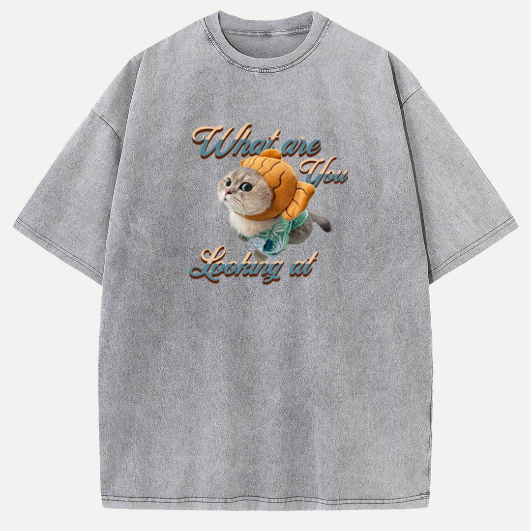 What Are You Looking At Cat T-Shirt