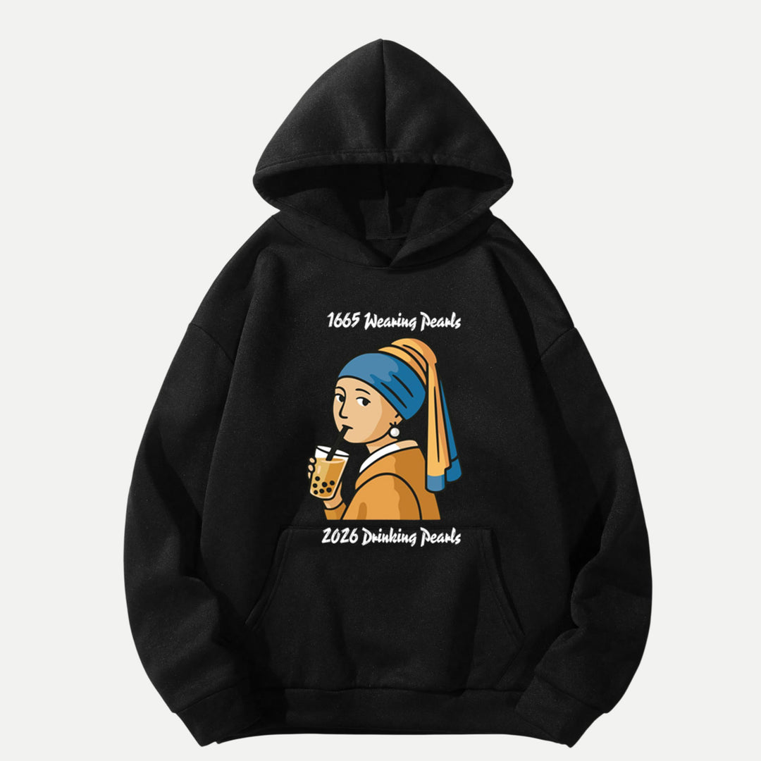 Girl with a Pearl Bubble Tea T-Shirt