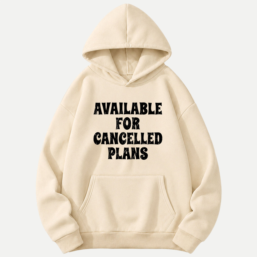 Available For Cancelled Plans Funny Introvert Graphic T-Shirt