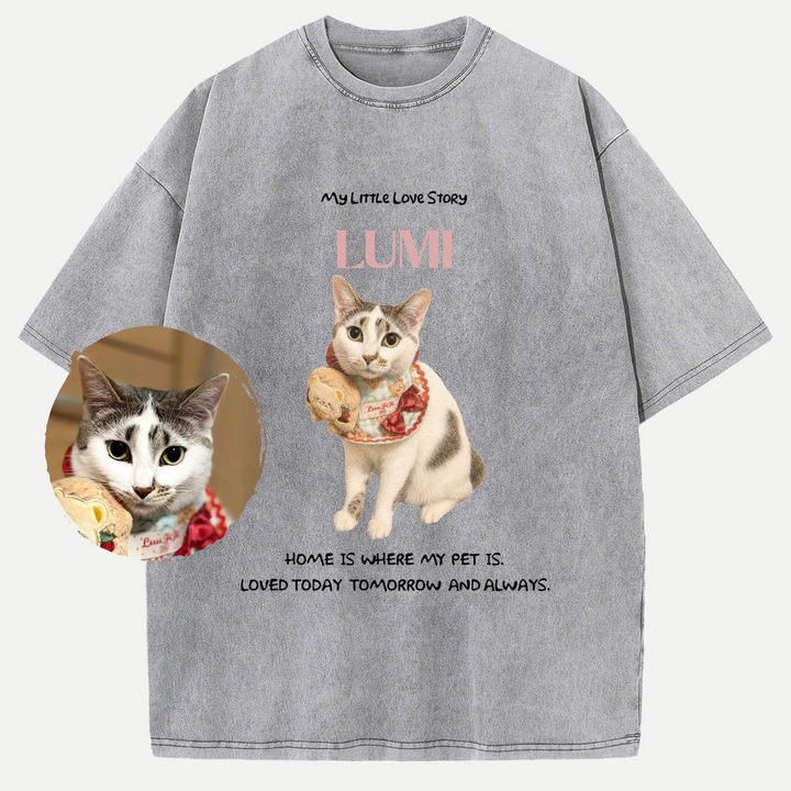 Full Body Pet Portrait Custom Tee