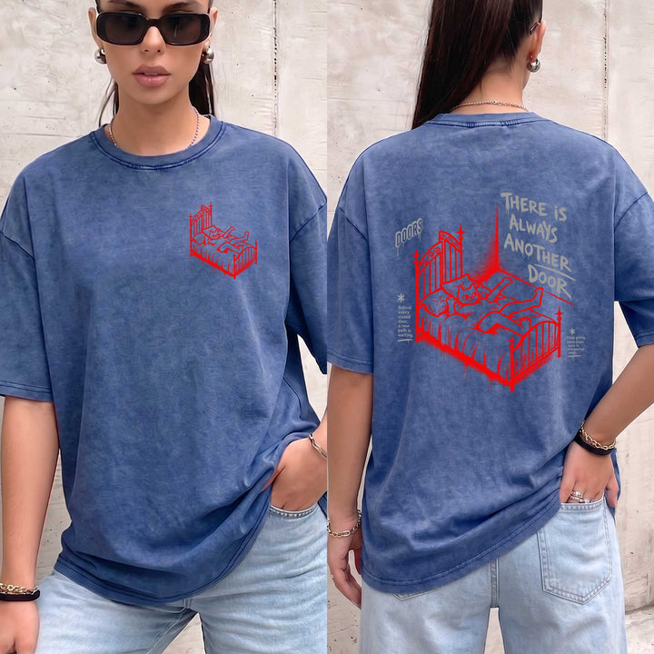 Lemme-There Is Always Another Door Front &amp; Back Vintage T-Shirt