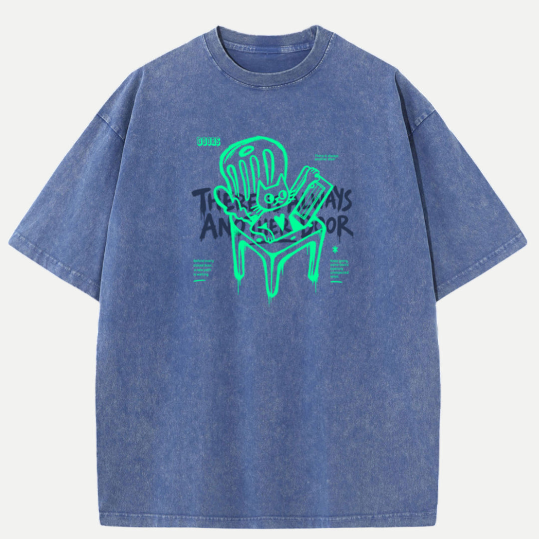 Chair-There Is Always Another Door Vintage T-Shirt
